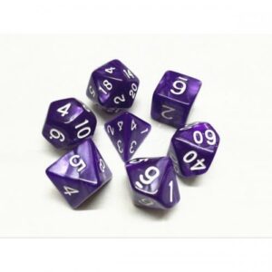 7 dés violet